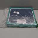 Adamson A21 Analog Scales for Body Weight - Up to 300 LB - New - Anti-Skid Rubber Surface + Large Numbers - Analog Bathroom Scale - Affordable - Durable with 20-Year Assurance - Blue