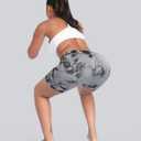 CHRLEISURE Workout Shorts Sets for Women, High Waisted Butt Lifting Scrunch Butt Sports Seamless Gym Shorts (M)