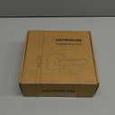 ULTRALOQ Passage Lever Door Handle, Reversible Black Front Door Handle No Lock for Interior or Exterior Door, Closet, Hallway, Adjustable Latch Backset, IP65 Waterproof, Matte Black