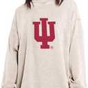 chicka-d NCAA womens Campus Pullover (Large, Oatmeal)