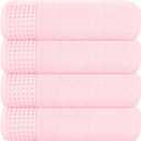 GLAMBURG 100% Cotton 2 Pack Oversized Bath Towel Set 28x55 Inches, Ultra Soft Highly Absorbant Compact Quickdry & Lightweight Large Bath Towels, Ideal for Gym Travel Camp Pool - Black