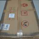 HOMECOOKIN Wood Bathroom Mirrors for Wall Mounted, 24" x 36" Rustic Wood Frame Wall Mirrors Decorative for Living Room or Bedroom Vanity Mirror (Black) A