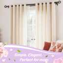 KAMANINA 1 Inch Double Curtain Rods 36 to 72 Inches (3-6 Feet) Window Telescoping Drapery Rod, Black Heavy Duty Curtain Rods for Windows, Twisted Cage Finials, Fewer Rods, Faster Setup
