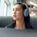 Skullcandy Crusher Evo Wireless Bluetooth Headphones with Extra USB-C Charging Cable, Multi-Sensory Bass, Noise Isolating Over-Ear Fit, 40 Hours Battery, Microphone for iPhone Android - Chill Grey