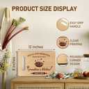 Grandma Bamboo Cutting Board Gifts, Kitchen Gifts For Grandma's, Home Kitchen Decor, Bamboo Cutting Board With Warm Words, Mother's Day Birthday Gifts For Grandma From Grandson Granddaughter -A36