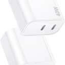 USB C Charging Block Fast Charger,2Pack 40W Dual Port Fast USB C Wall Charger Block,Type C Charging Plug Power Adapter Compatible with iPhone 17 Pro Max/Air/17e/16e/16 Plus/15/14/13/12/11/XS/XR/X,iPad