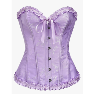 SZIVYSHI Corset Tops for Women, Bustier Shapewear Lingerie, Lace Waist Push Up Bodysuit