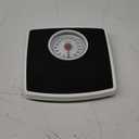 Taylor Battery Free Analog Scales for Body Weight, 330LB Capacity, Easy to Read Large 4.25-inch Dial, 10.3 x 10.6-inch Vinyl Mat Platform, Black