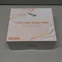 Red Light Photon Facial Mask, Wireless Rechargeable & Ergonomic Design with NIR, Portable for Home & Travel, Gold