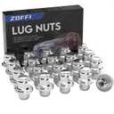 20pcs M12x1.25 Hex 13/16'' Lug Nuts Chrome OEM Factory Style Replacement for Infiniti QX60 G37 Q50 G35 Nissan Maxima Altima 350Z 370Z Sentra Subaru Forester Factory Wheels
