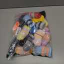 Newcotte 20 Pairs Colorful Striped Crew Socks Retro Cotton Striped Tube Athletic Cushion Socks for Women Men Sports Running (Chic)