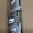 Antique Bronze Curtain Rods for Windows 72 to 144 Inches Adjustable Length Heavy Duty 1" Diameter Window Curtain Rod with Solid Metal Finials for Outdoor Farmhouse Bedroom Kitchen Living Room