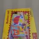 AMOSTING Button Art Toy  Educational Color Matching Mosaic Pegboard Sensory Learning Activity for Kids Age 3 4 5, Preschool Gift for Toddlers, Boys and Girls