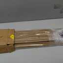 LazBlinds No Drill Bamboo Roman Shades, 47" W x 64" H, Star-Brown