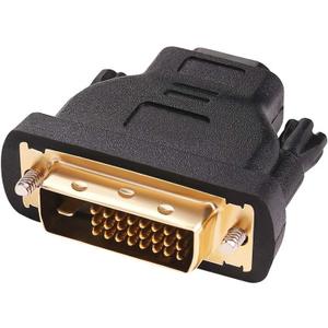 DTECH DVI to HDMI Adapter DVI Male to HDMI Female Bi-Directional DVI-D Port Converter 4K 1080P Gold Plated Connector