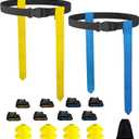 Flag Football Set, 8/14/28 Player Football Flags and Belts Set, Flag Football Belts for Youths, Adults