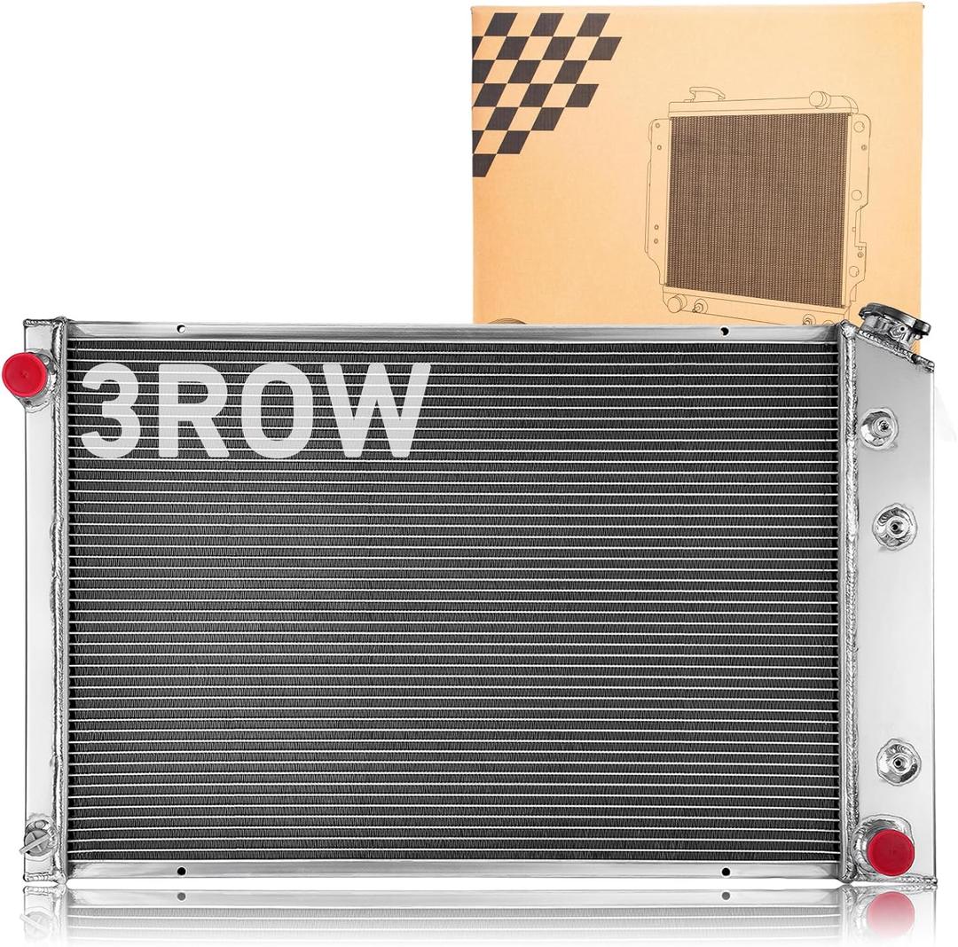 Radiator for 1973-1991 1987 Chevy C10 C20 C30 K10 K20 K30 Blazer GMC C1500 C2500 C3500 Jimmy 3Row Aluminum Radiators 1974 1975 1976 1977 1978 1979 1980 1981 1982 1983 1984 1985-1990
