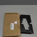 uxcell Wooden Plate Stands for Display, 6.5 Inch Decorative Picture Easel Frame Display Holder Stand for Platters Bowl Dish Pictures Book Tabletop Art Decor, Black