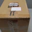 Glad Small Trash Can, 1.2 Gallon | Round Stainless Steel Garbage Bin with Soft Close Lid & Step Foot Pedal | Metal Waste Basket with Removable Inner Bucket, Stainless, 8 x 9.5 x 12 inches