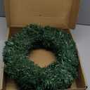4 Pack 12 Inch Artificial Christmas Wreath, Undecorated Christmas Wreath for Front Door, Window, Wall Outdoor Holiday No-lit Winter Wreath Decorations (Green 12", 4 Pack)