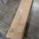 63-Inch Long Console Table with LED Light, Farmhouse Sofa Table Behind Couch, Wooden Console Table for Entryway Hallway Entrance Living Room, Gray (Grey)