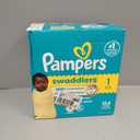 Pampers Swaddlers Diapers, Size 1 (8-14 lbs), 164 Count, Absorbent, Keeps Baby Dry and Comfortable, Skin Safe Disposable Baby Diaper
