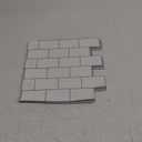 Art3d 10-Sheet Peel and Stick Backsplash, 12 in. x 12 in. Subway 3D Wall Panels, Mono White with Gray Grout