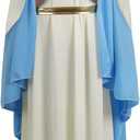 Virgin Mary Children's Halloween Bible Costume Set for Girls' Bible Costumes (Large)