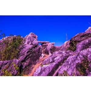 Reptile Habitat Background Blue Sky Rock Mountain Gobi Terrarium Background Eroded Stone Mountains Jungle Plants Aquarium Background Desert Blue Sky Mountain Fish Tank Background Vinyl 30x18in