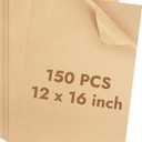 YQL 12x16 Inch 150PCS Disposable Pre-cut Parchment Paper Sheets, Unbleached Parchment Paper Liners, Non Toxic Rectangular Air Fryer Liners for Cookies, Bread, Roasting, Air Fryer and More