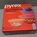 Pyrex Smart Essentials Mixing Bowl Set Including Locking Lids (Clear), 8 piece,5 quarts