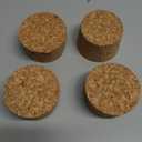 Juvale Cork Stoppers - 4-Pack, 2.44 x 2.20 x 1.50 In, Brown - Wine Corks, Jar Seals & Bottle Stoppers for Crafts