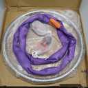 PRIOR FITNESS Mini Lyra Hoop Set, 17 Inch Small Aerial Hoop Kit, Circus Aerial Equipment, Stainless Steel Aerial Yoga Hoop for Home Fitness (Single point)