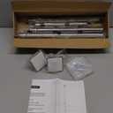 ALLZONE Shower Curtain Rod Tension No Drill, 42-83 Inches,Heavy Duty Tension Curtain Rod, Rustproof Shower Rods for Bathroom, Adjustable Spring Tension Rods for Windows,White