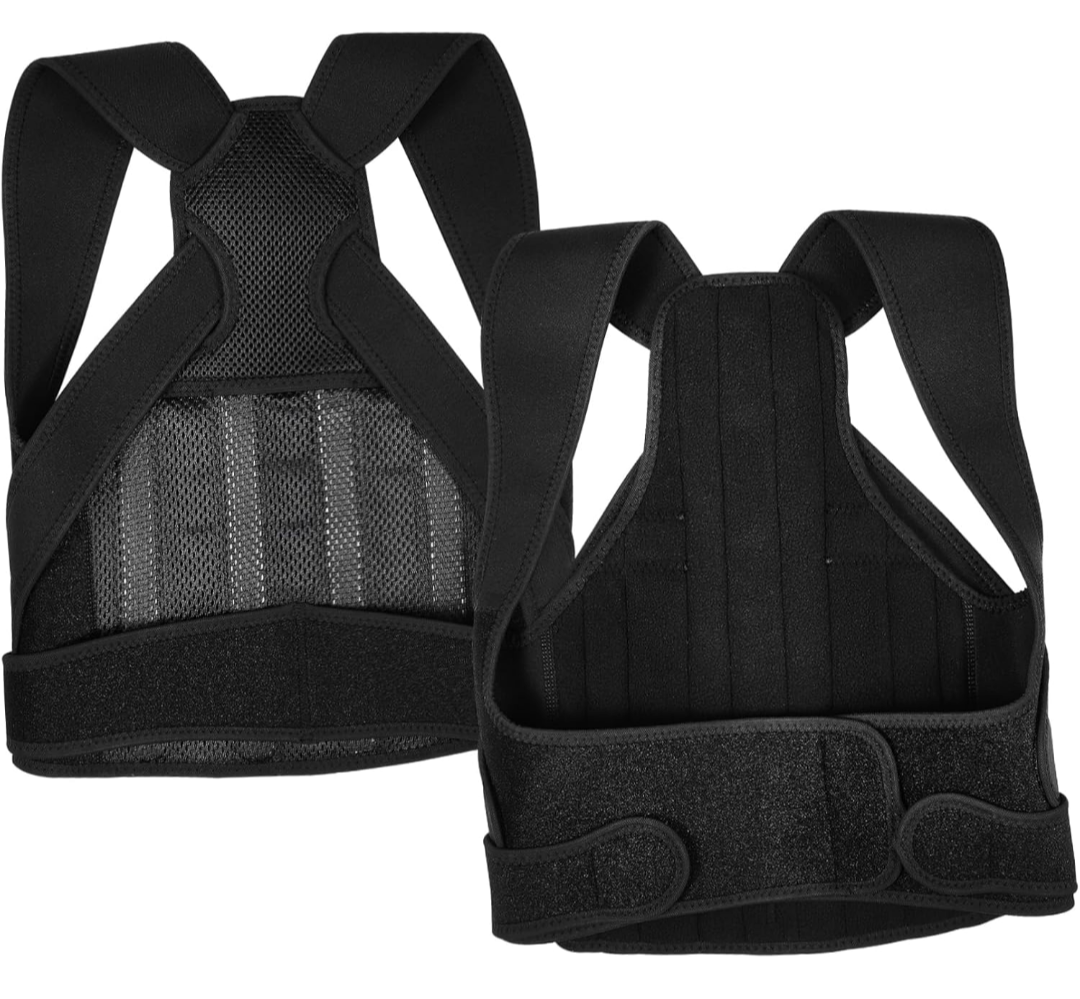 Posture Corrector Back Brace for Men and Women Breathable Support Strap for and Hunchback Correction S Comfortable Day Use