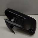 Moonlinks Compatible with 2021 2022 2023 2024 2025 Ford F150 Right Side Mirror Cover Replacement, Glossy Black Exterior Right Passenger Side Door Rear view Mirror Cap Trim, WITH Turn Signal Light