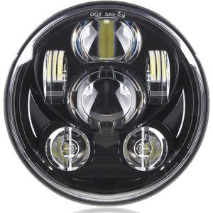 SUNPIE 5-3/4 5.75 Inch Head light Motorcycle Compatible with 883 1200 (Black)