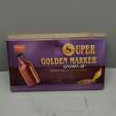 Super Golden Metallic Paint Markers, 18 Colors Sparkle Metallic Glitter Markers, Acrylic Paint Pens for Rock Painting, Glass, Wood, Fabric, Black Paper, Cards, Scrapbook, DIY Art Crafts (2-3mm)