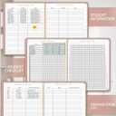 Teacher Planner Undated  12-Month Academic Organizer with Calendar & Weekly Lesson Plans, Student Info, Checklists & School Events  Classroom Management Notebook for Teachers, 8.5x11.5 (Rose Gold)