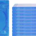 (10) Blue Blu-Ray Cases - 1 Disc Capacity DVD Boxes - 12mm Thick - BRBR12BL