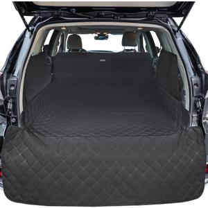 ALLANSING Extra Long Dog Cargo Liner for Full-Size SUV & Minivan - Heavy-Duty 900D Oxford Waterproof Pet Cargo Protector with Flaps Protection & TPU Suction Cups, Ideal for Large Dog Travel