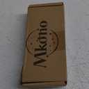 Mkono 8 Pack Shelf Brackets Black Heavy Duty Metal Hidden L Bracket for Shelves Support, Minimalistic Floating Shelf Bracket 6 Inch Rustic Industrial Wall Shelf Brackets