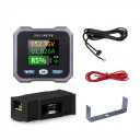 10-100V Battery Monitor with 400A Shunt, LCD Backlight Coulometer, Digital Voltage Current Power Capacity Meter for RV, Marine, Motorcycle, Golf Cart, Solar System