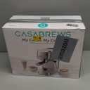 CASABREWS 3700 Essential Espresso Machine 20 Bar, Stainless Steel Cappuccino & Latte Machine with Steam Frother for Home, 43.9oz Water Tank, Coffee Gift for Women & Men, Silver