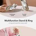 ESR for MagSafe Suction Mount, Sticky Phone Grip, Magnetic Phone Suction Grip, Silicone Suction Cup Phone Mount, Hands-Free Mirror Phone Holder for iPhone 17 16/Android/S25/Google, TikTok/Video, White