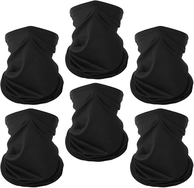 Neck Gaiter,6 Pack Summer Cooling Breathable Face Mask for Outdoors
Stretch Moisture