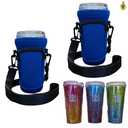 Kaizen Kreations Cruise Ship Essentials Cup Sling Cruise Essentials 2026. Caribbean Cruise Must Haves. Cruise Ship Essentials 2026, Caribbean Royal, Caribbean cruise essentials 2026 (2-Pack) (Blue)