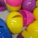 Olixmlya [6 Golden Eggs] 100 PCS 2.4" Fillable Plastic Easter Eggs Empty Easter Eggs Colorful Plastic Eggs Bulks Easter Basket Stuffers Hunt Easter Party Favor for Kids Teens Boys Girls