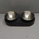 PETKIT 304 Stainless Steel Elevated Cat Bowls&Dog Bowls,Raised Cat Food and Water Bowl Set, Non-Slip, Anti Vomiting 15Tilted Cat Small Animal Plate