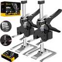 Labor Saving Arm Jack Handle 12 in Furniture Jack Drywall Lift for Wall Tile Locator, Multi Function Height Adjustment, Door Panel, Lever Arm Tool Board Weight 330lb, Lift Range 6.7In